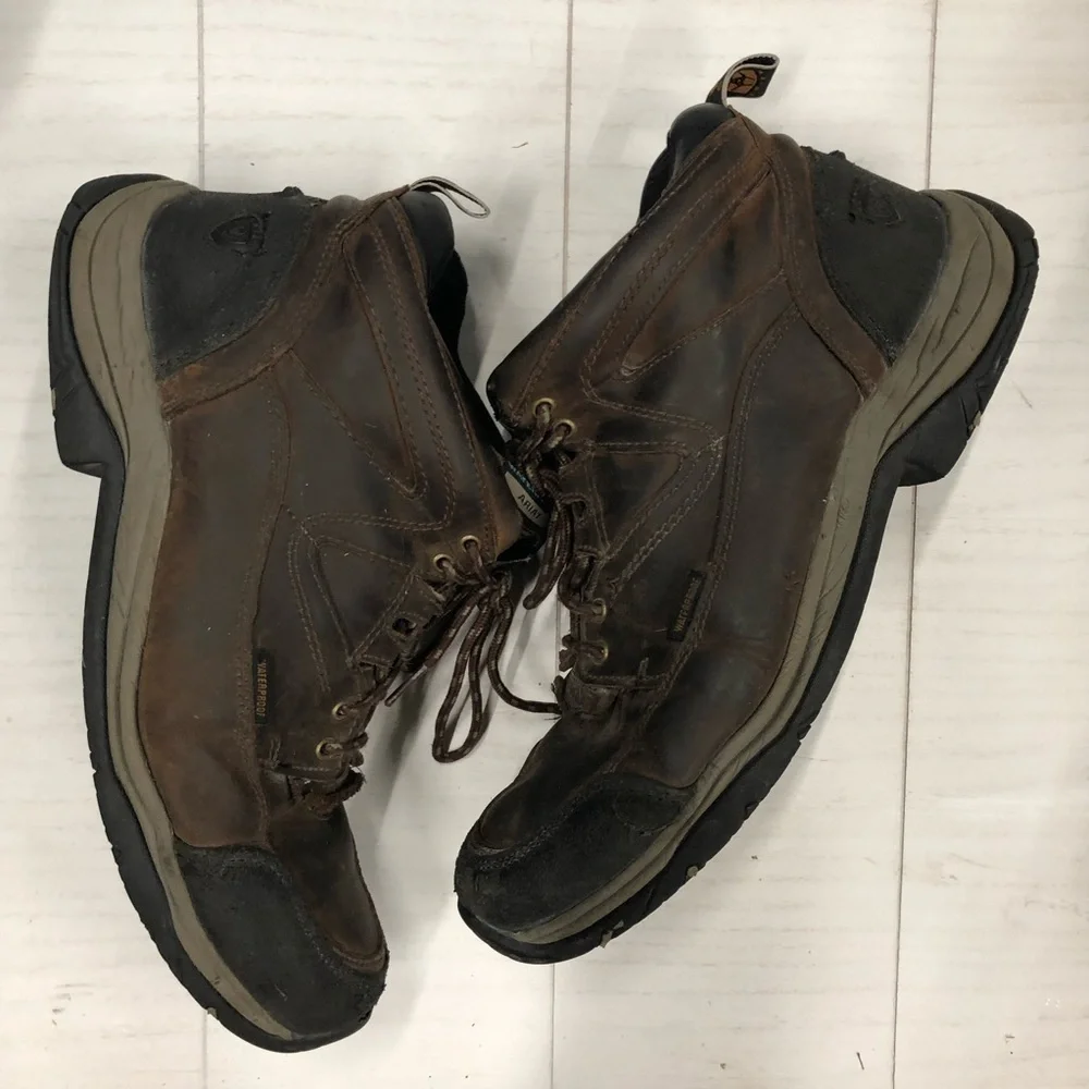 Ariat Men’s‎ Terrain Waterproof Hiking Boots Distressed Brown Size 11.5D